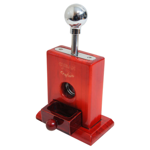 Image of Guillotine Cigar Cutter Mesa Uno Cherry Wood Pull Drawer - Cigar boulevard