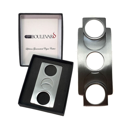 Image of Fine Cigar Cutters Cigar Boulevard Euro Flat Credit Card Double Blade