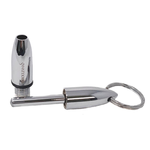 Image of Cigar Boulevard Cigar Punch Cutter Stainless Steel Built-in Plunger