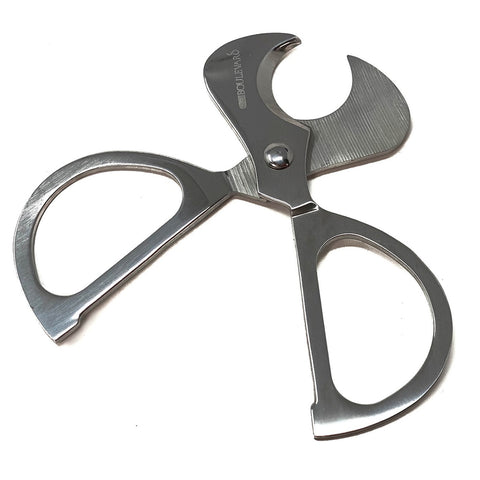 Image of Cigar Boulevard Cigar Cutter Silver Polished Scissors for all Cigar Sizes