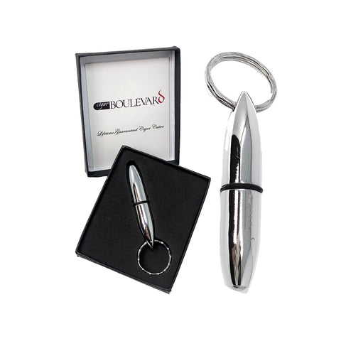 Image of Combo Boulevard Deluxe Black (40 Cigar Humidor, Travel Tube & Punch Cigar Cutter)