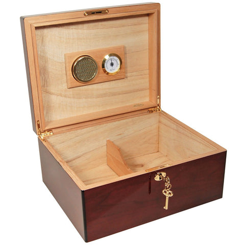 Image of Gift Set Humidor Amor 425 for 75 cigars / Perfect Cutter / Ashtray / Humsol