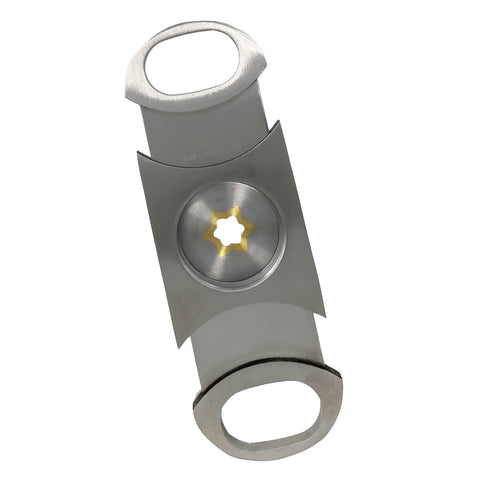 Image of Cigar Boulevard Perfect Cigar Cutter Star Stainless Steel Up to 80 Ring Gauge