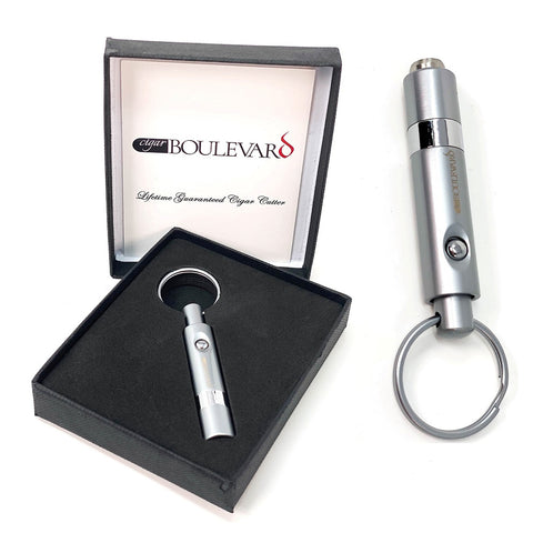 Image of Cigar Boulevard Cigar Pen Punch Cutter Silver