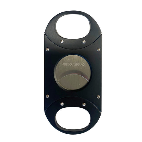 Image of Cigar Boulevard Flat Black Up to 64 Big Ring Gauge Cigar Cutter
