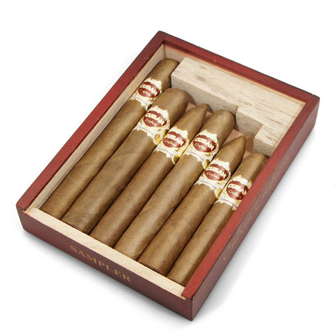 Image of (6 Cuban Crafters Cigars, Humidor 25 Cigars,  Ashtray and Torch Lighter) - Cigar boulevard