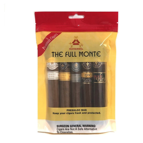 Image of Montecristo FULL MONTE ASSORTMENT Pack of 5 cigars