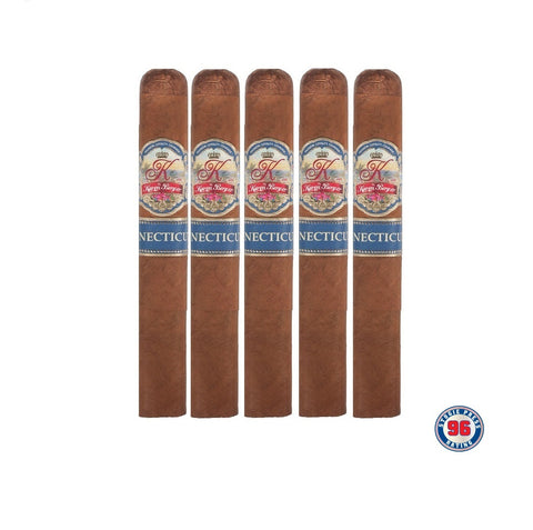 Image of Queen K Combo (5 K Cigars, Humidor 100 Cigars and Black Cutter)
