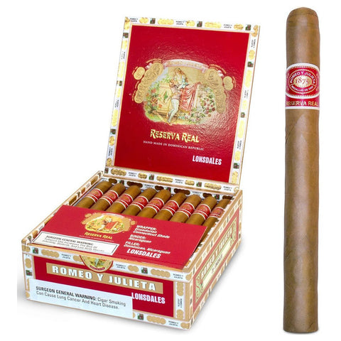 Image of ROMEO Y JULIETA RESERVA REAL Packs, Boxes and Tubes Cigars - Cigar boulevard
