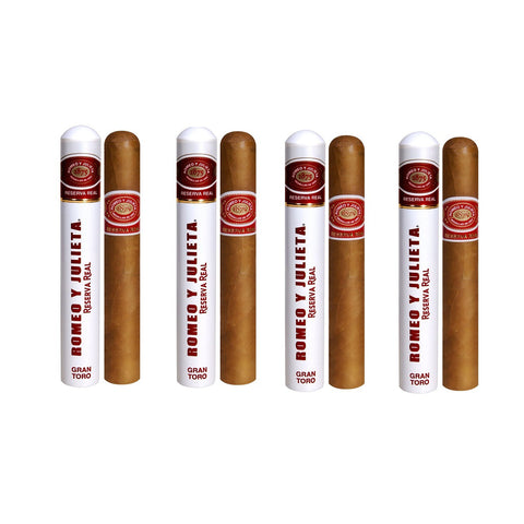 Image of ROMEO Y JULIETA RESERVA REAL Packs, Boxes and Tubes Cigars - Cigar boulevard