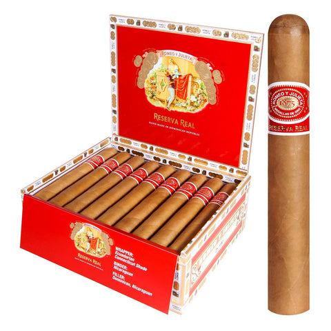 Image of ROMEO Y JULIETA RESERVA REAL Packs, Boxes and Tubes Cigars - Cigar boulevard