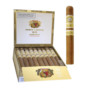 Romeo y Julieta 1875 CONNECTICUT NICARAGUA "Boxes and Single"