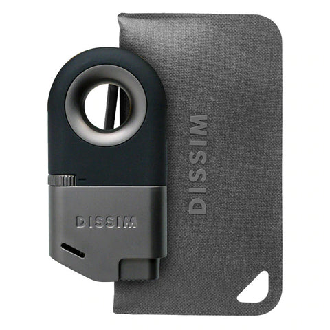 Image of DISSIM INVERTED DUAL Cigar Torch Black, Silver & Gold