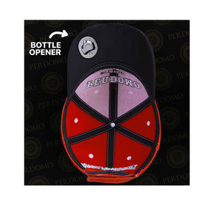 Perdomo Red & Black with Opener Bottle Cap