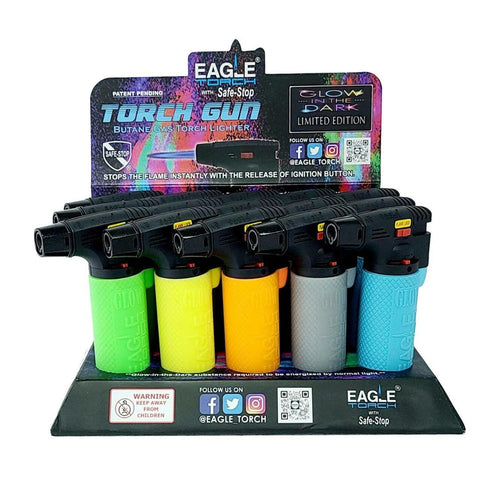 Image of Eagle Torch Gun Neon 4" Glow In The Dark Limited Edition