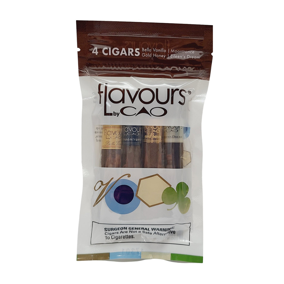 Cao FLAVOUR Sampler II. 4 Different Flavors in 4 X 38 Cigars