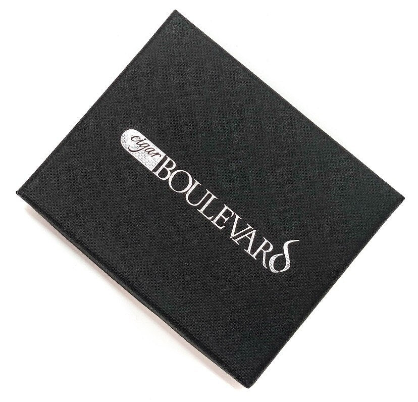 Cigar Boulevard Gunmetal Punch Cigar Cutters Rubber Grip