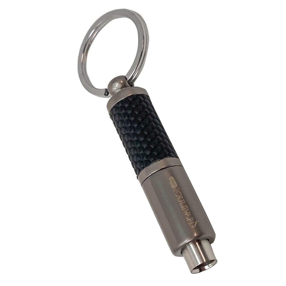 Cigar Boulevard Gunmetal Punch Cigar Cutters Rubber Grip
