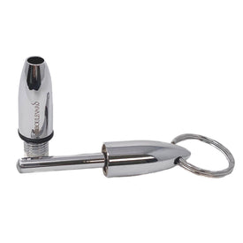 Cigar Boulevard Cigar Punch Cutter Stainless Steel Built-in Plunger