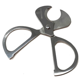 Cigar Boulevard Cigar Cutter Silver Polished Scissors for all Cigar Sizes