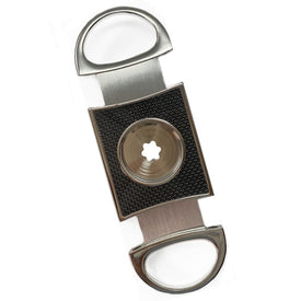 Cigar Boulevard Perfect Cigar Cutter Star Silver-Black Carbon Fiber
