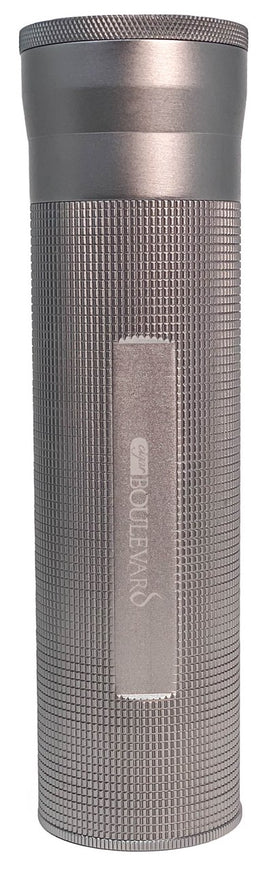 Cigar Boulevard Cigar Travel Humidor Aluminium Tube with Hygrometer and Humidifier 3 - 5 Cigar Capacity