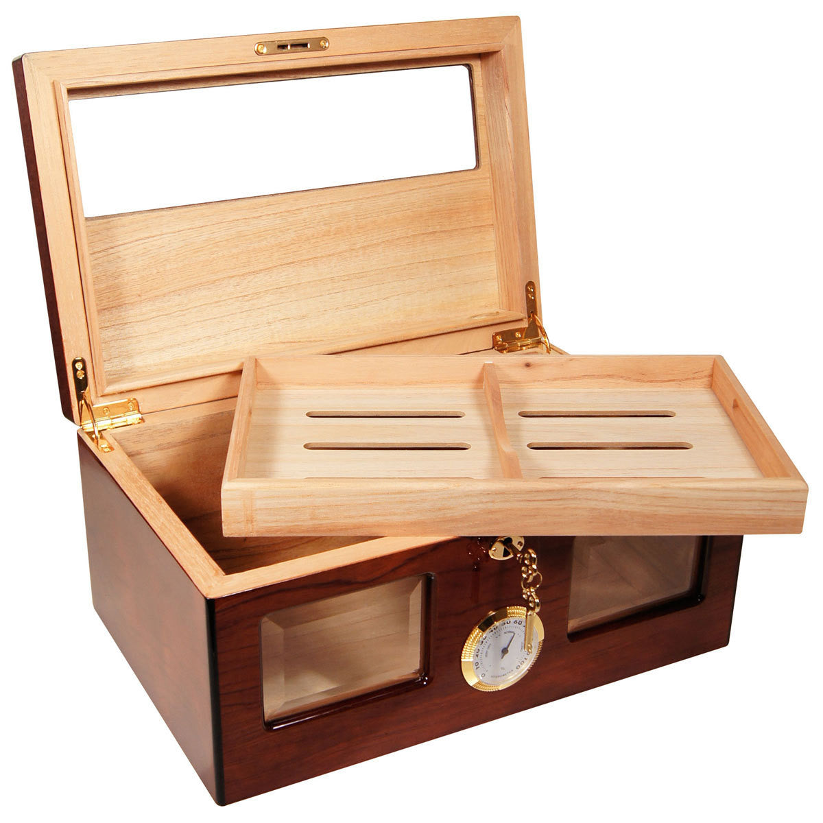 Bravo Dos Rosewood Humidor for 120 Cigars - Cigar boulevard