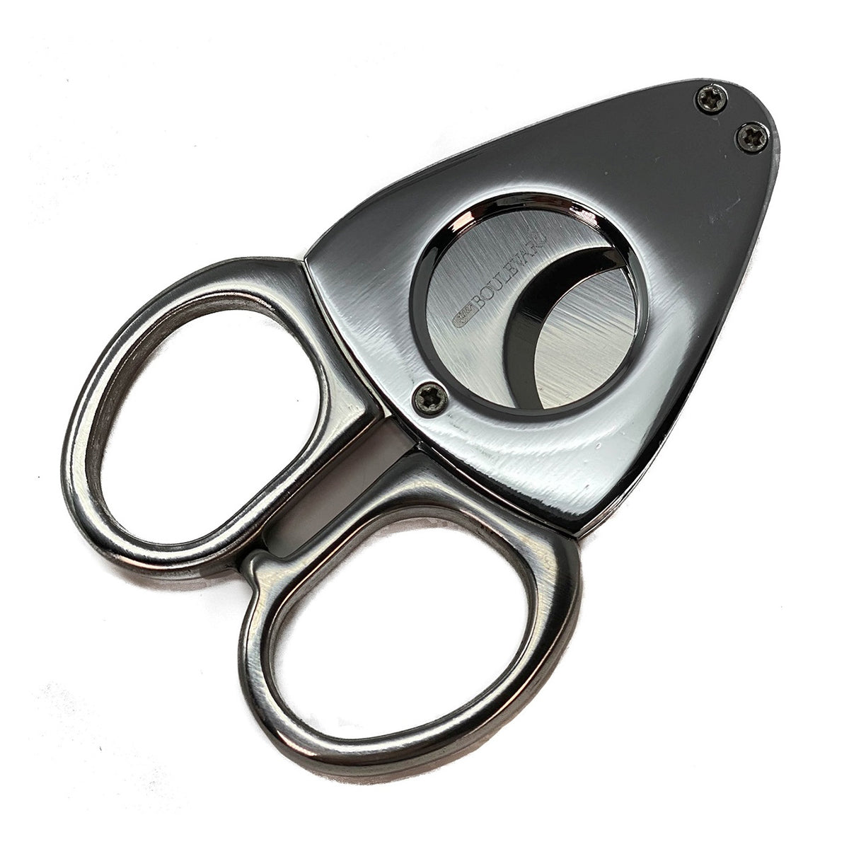 Cigar Boulevard Cigar Cutter Silver Polished Scissor Handles