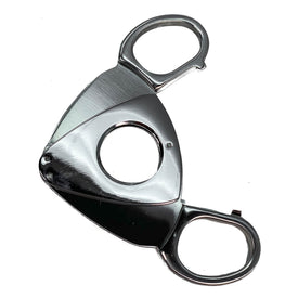Cigar Boulevard Cigar Cutter Silver Polished Scissor Handles