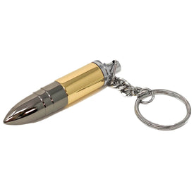 Cigar Boulevard Cigar Punch Cutter Ammo Gold-Gun and Stainless Steel Built-in Plunger