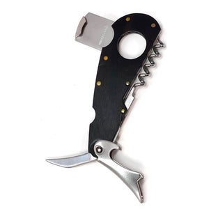 Cigar Boulevard Cutter Multi Tool With Wine Opener and Saw Blade