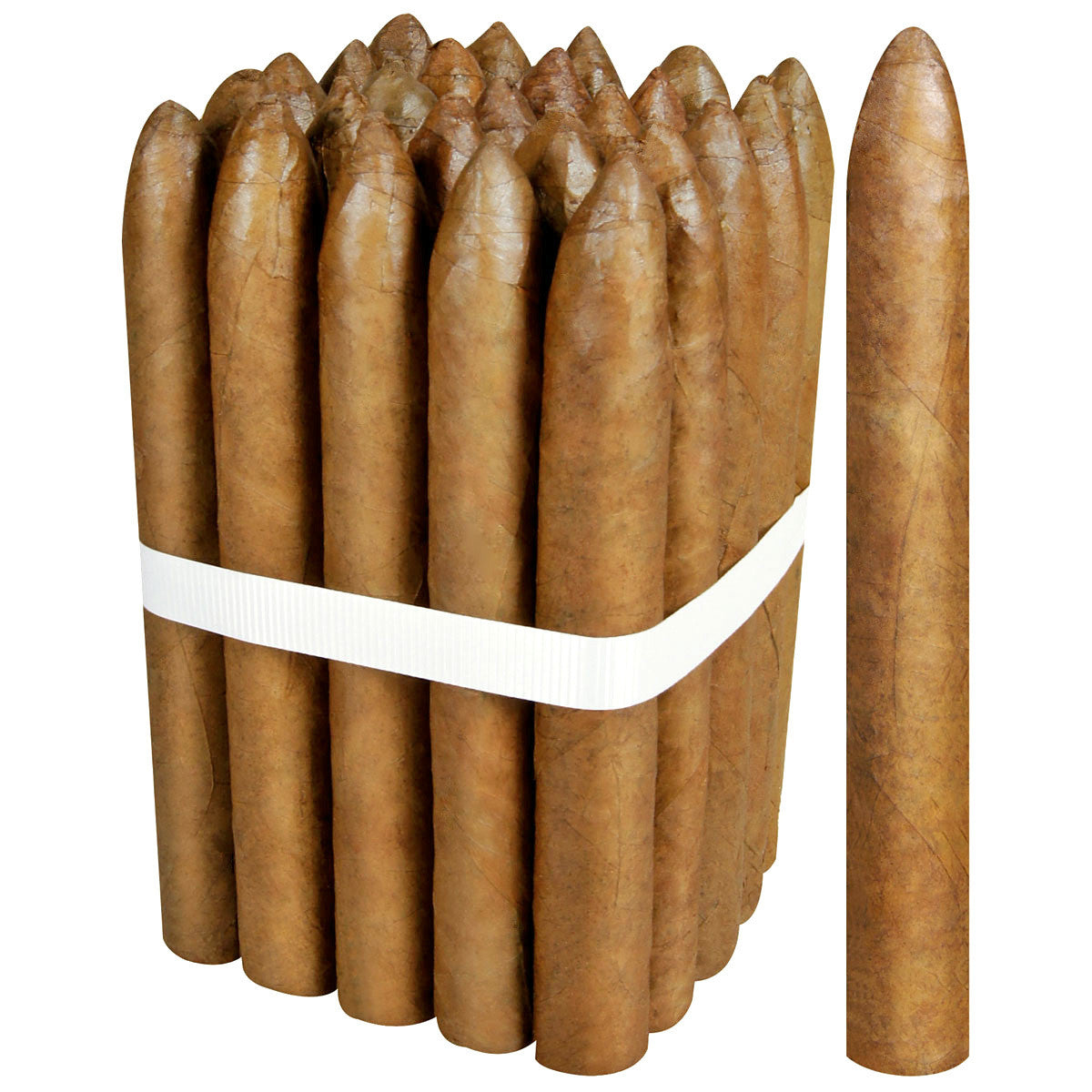 Premium Cigar Natural Wrapper Torpedo 6 X 52 Bundle of 20 - Cigar boulevard