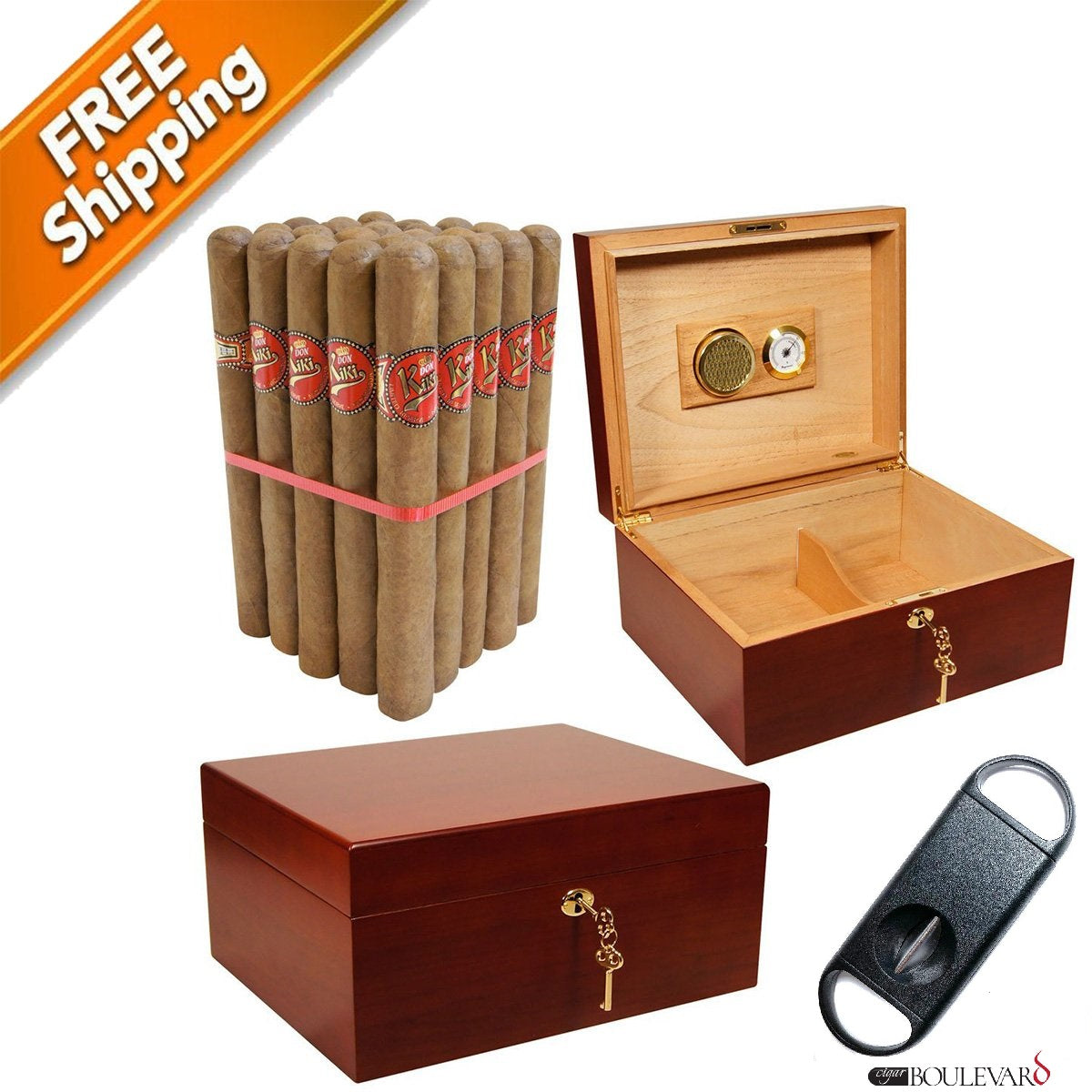 Quality Cigars and Humidors Sale Combo Gran Kiki Especial Humidor Cigars