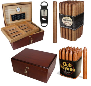 Wholesale Humidors Combo Surprise Cigar Humidor and Cigars Combo Sale