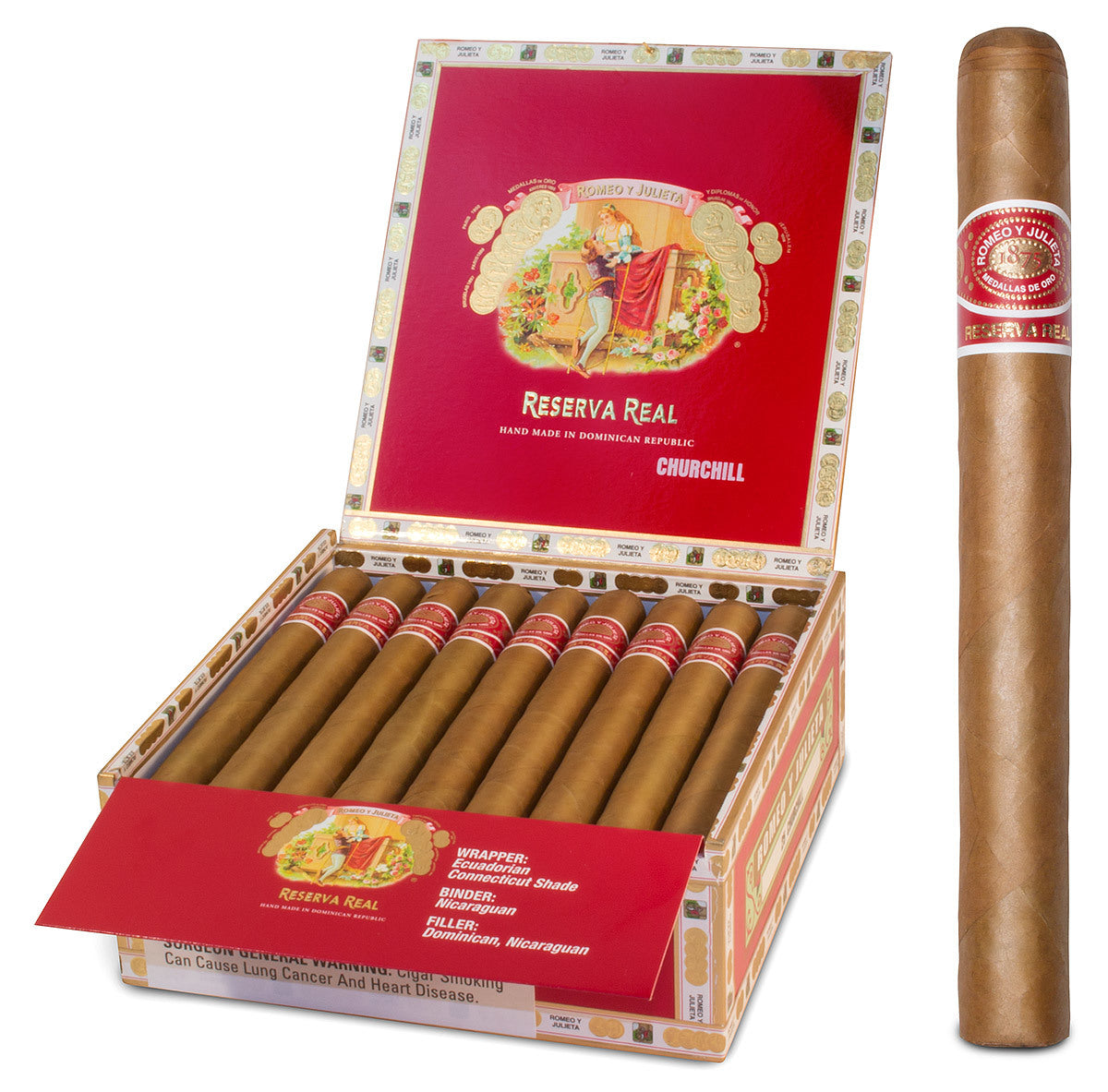 ROMEO Y JULIETA RESERVA REAL Packs, Boxes and Tubes Cigars - Cigar boulevard