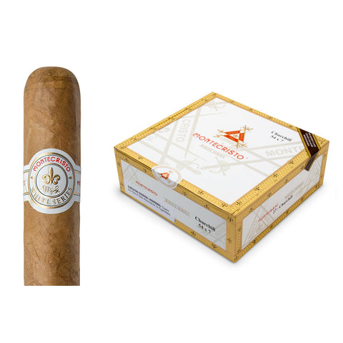 Image of MONTECRISTO WHITE SERIES Packs, Boxes and Singles Cigars - Cigar boulevard