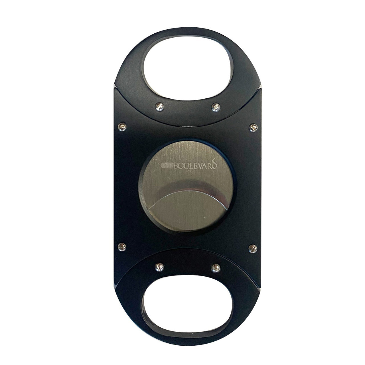 Cigar Boulevard Flat Black Up to 64 Big Ring Gauge Cigar Cutter