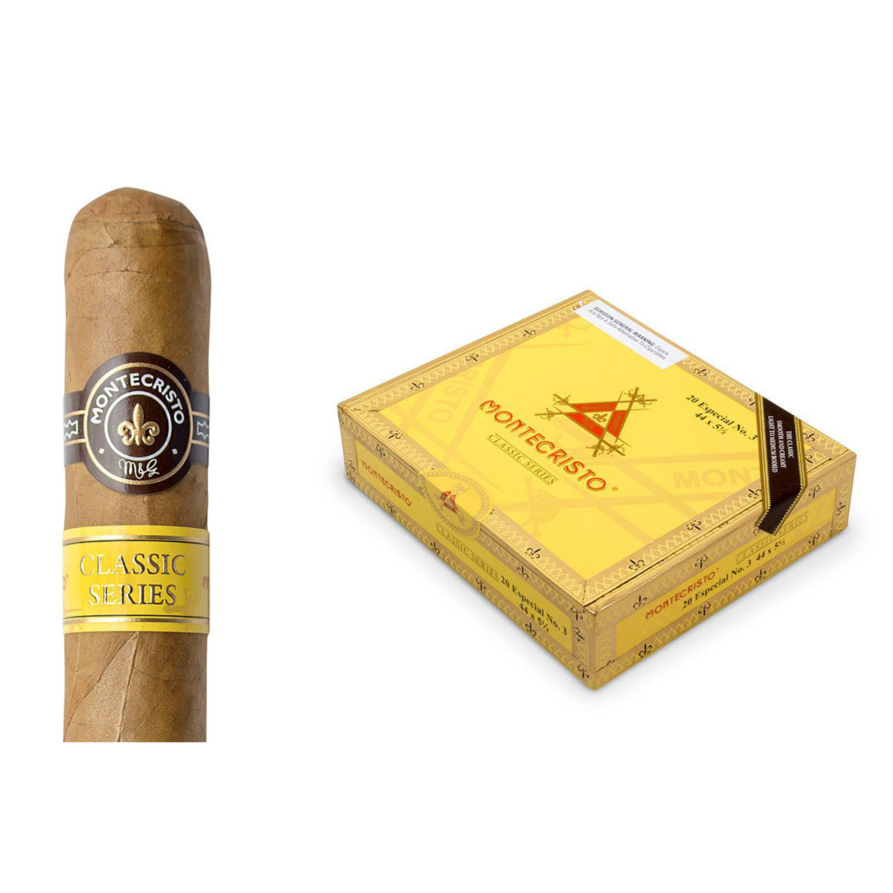 Montecristo CLASSIC "Boxes and Single"