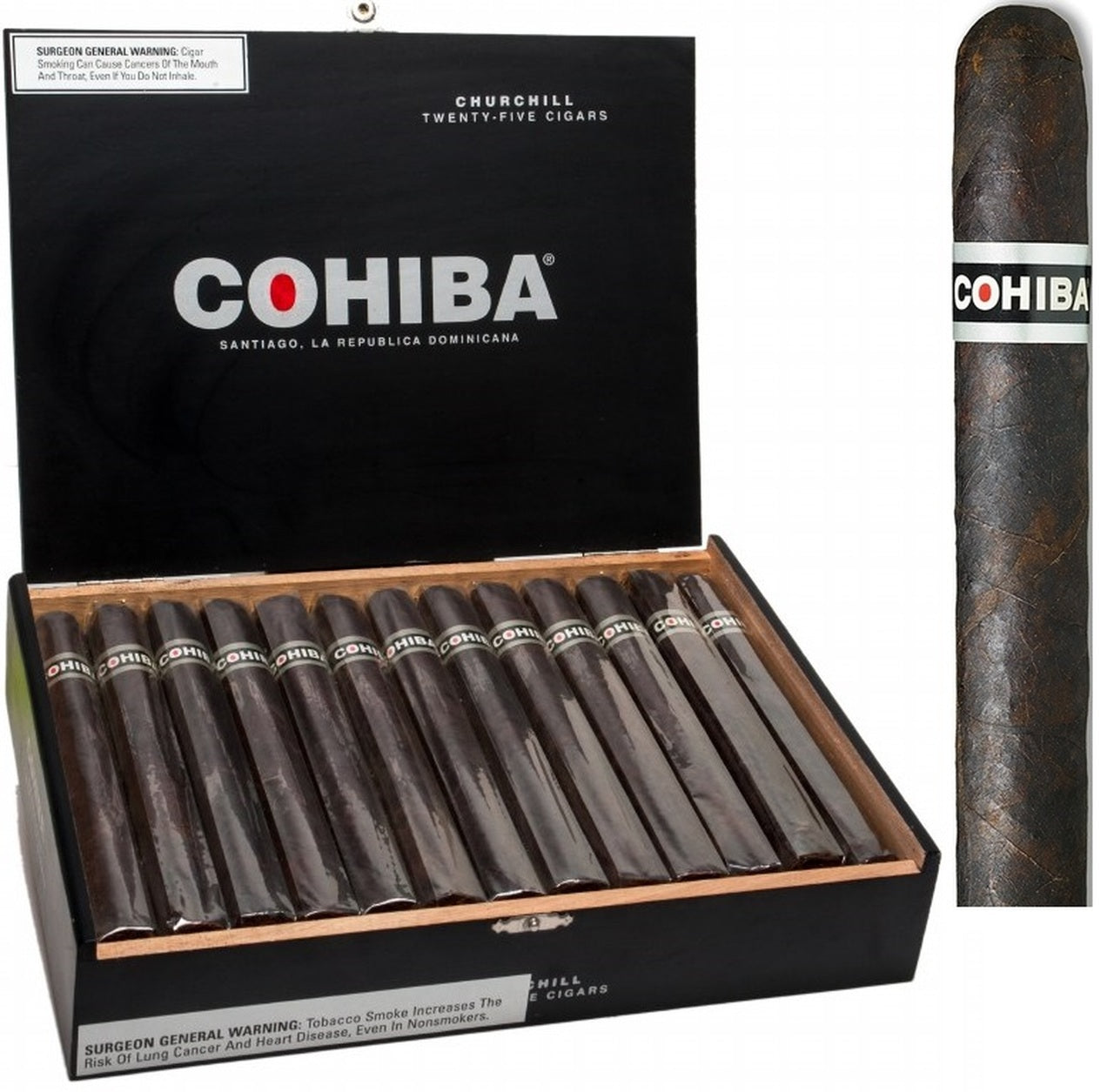 COHIBA GIGANTE BLACK (Pack, Box and Single Cigars) - Cigar boulevard