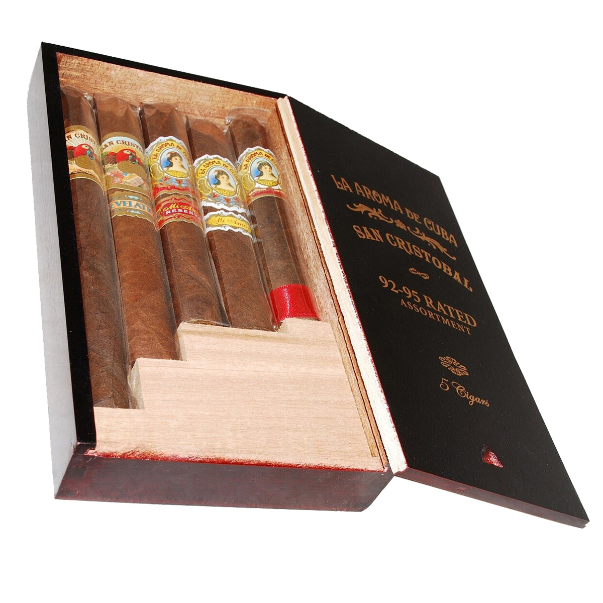 San Cristobal 92-95 Rated ASSORTMENT Box of 5