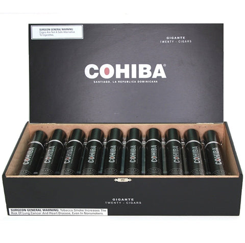 COHIBA GIGANTE BLACK (Pack, Box and Single Cigars) - Cigar boulevard