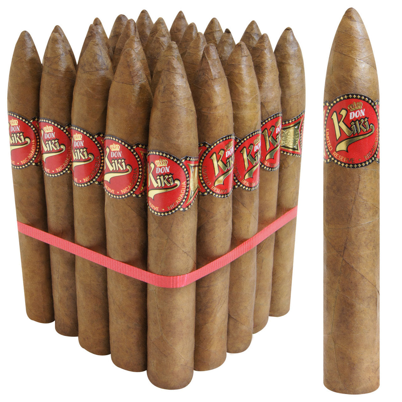DON KIKI RED LABEL (Torpedo, Churchill, Robusto and Toro Cigars) - Cigar boulevard