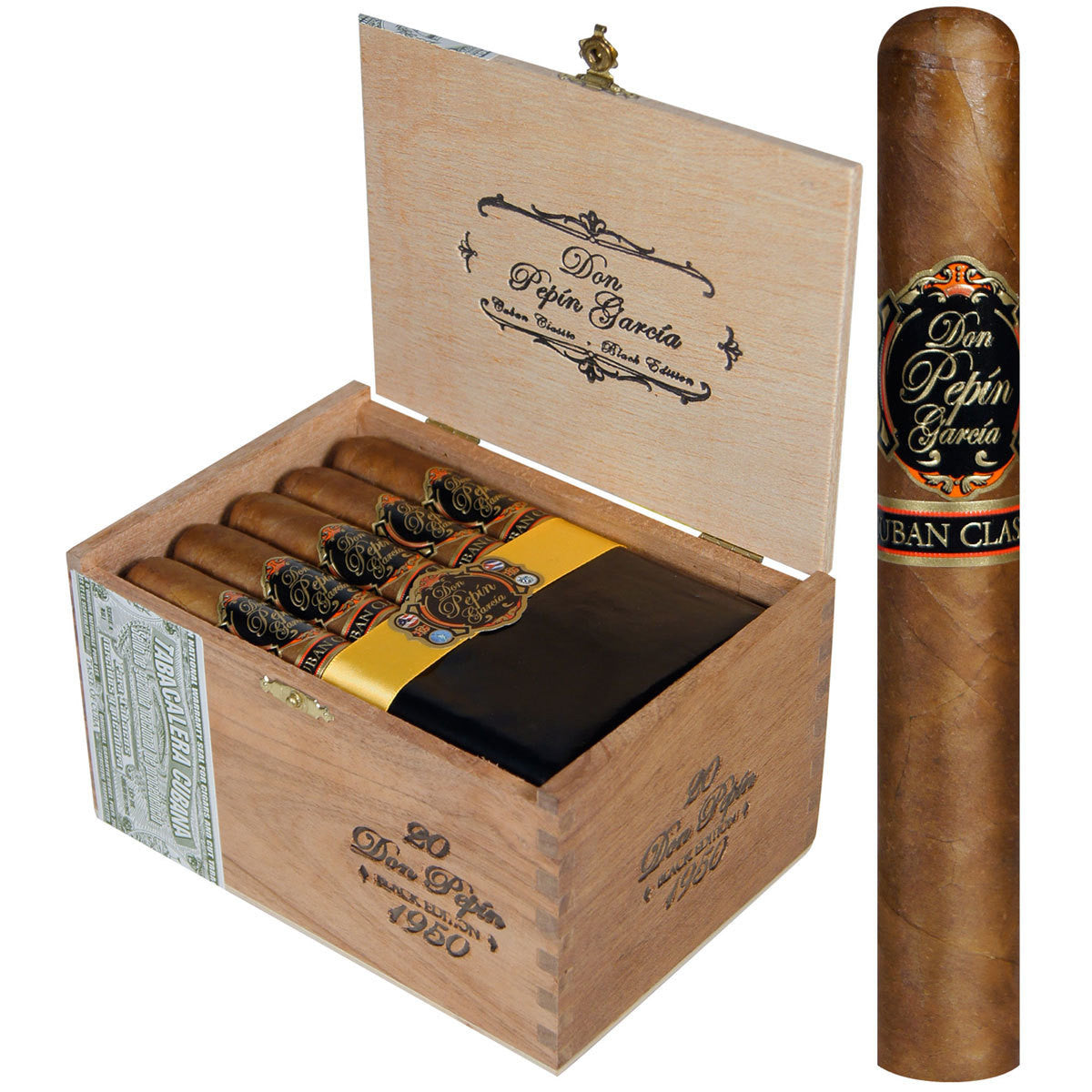 Don Pepin Garcia Black Edition cigar Box of 20 - Cigar boulevard