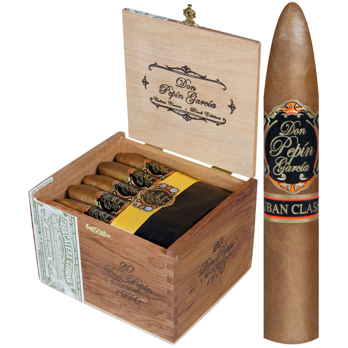 Don Pepin Garcia Black Edition cigar Box of 20 - Cigar boulevard