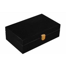 Small Humidor Black Traveler Humidor for 12 Cigars