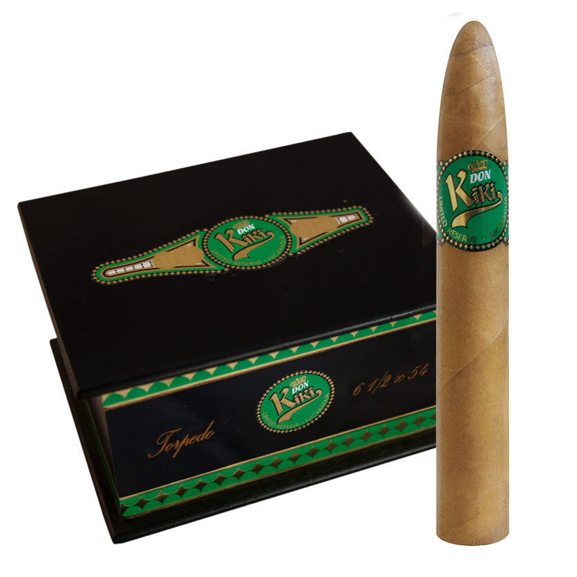 DON KIKI GREEN LABEL (Torpedo, Churchill, Robusto and Toro Cigars) - Cigar boulevard