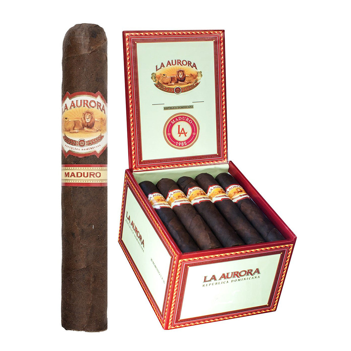 La Aurora 1985 MADURO "Box and Single"