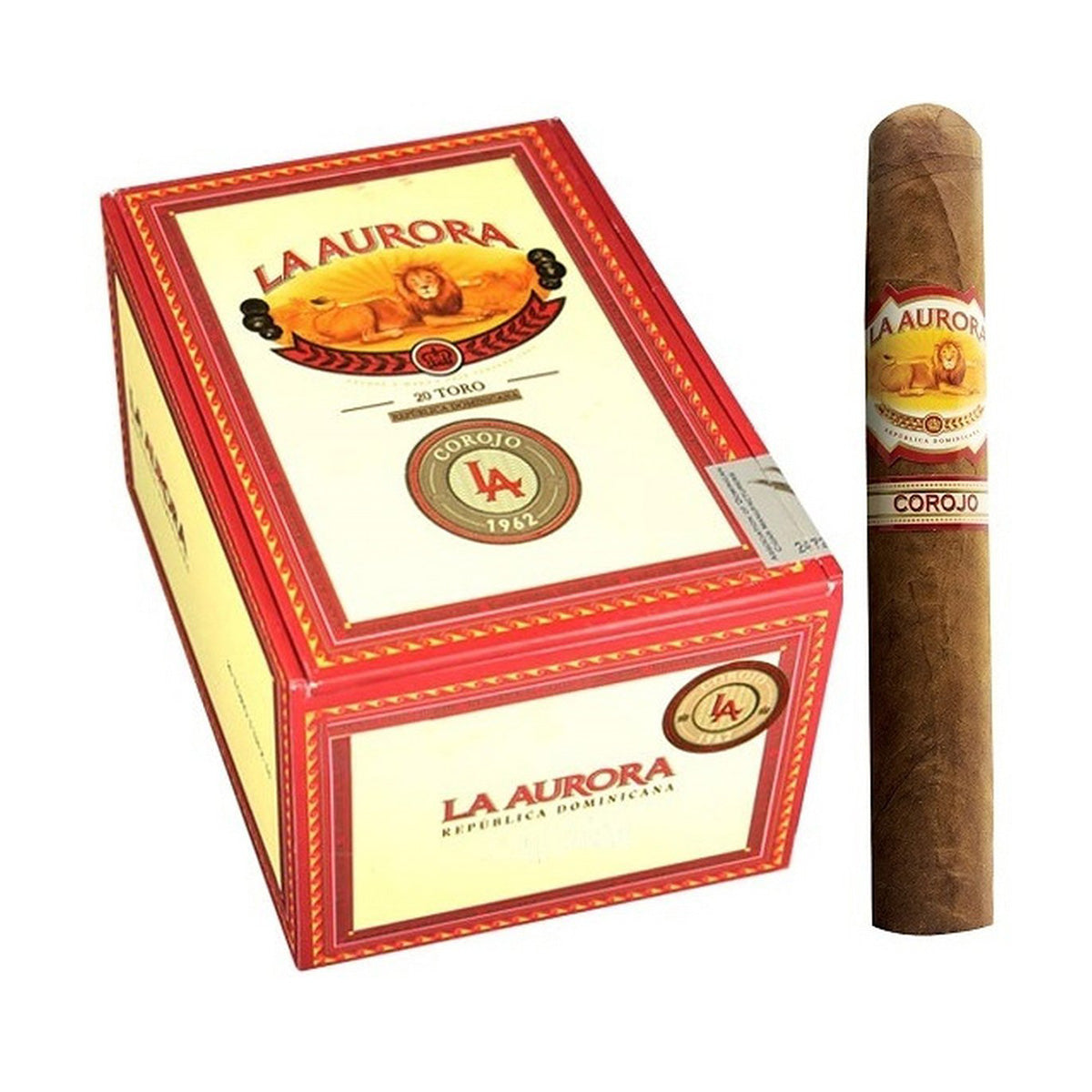La Aurora 1962 COROJO "Box and Single"