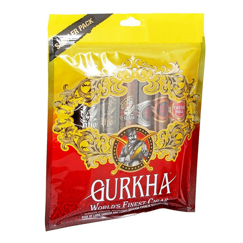 Gurkha Sampler TORO Yellow Red 6 X 50 Pack of 6 Different cigars