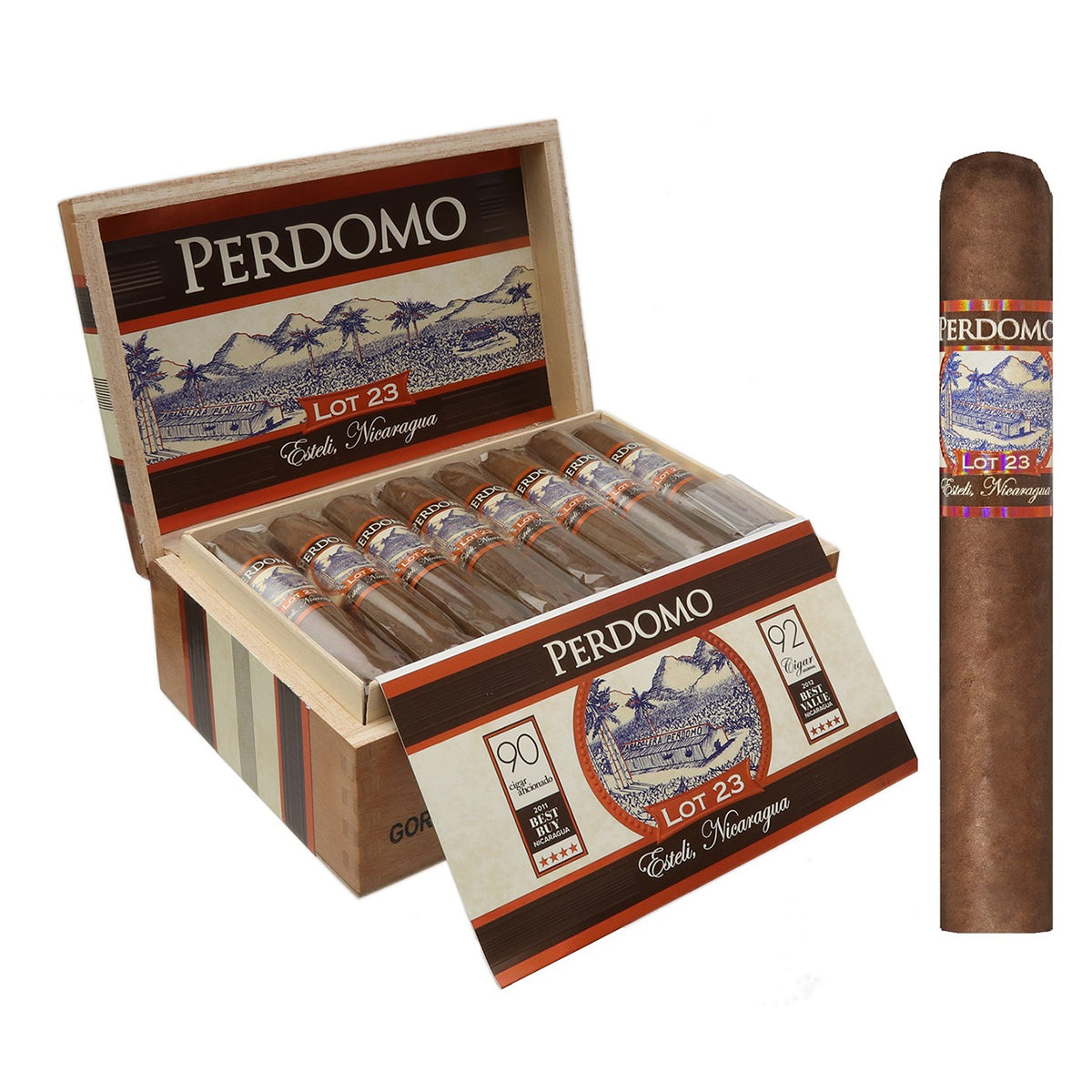 Perdomo LOT 23 NATURAL SUN GROWN "Boxes & Singles"